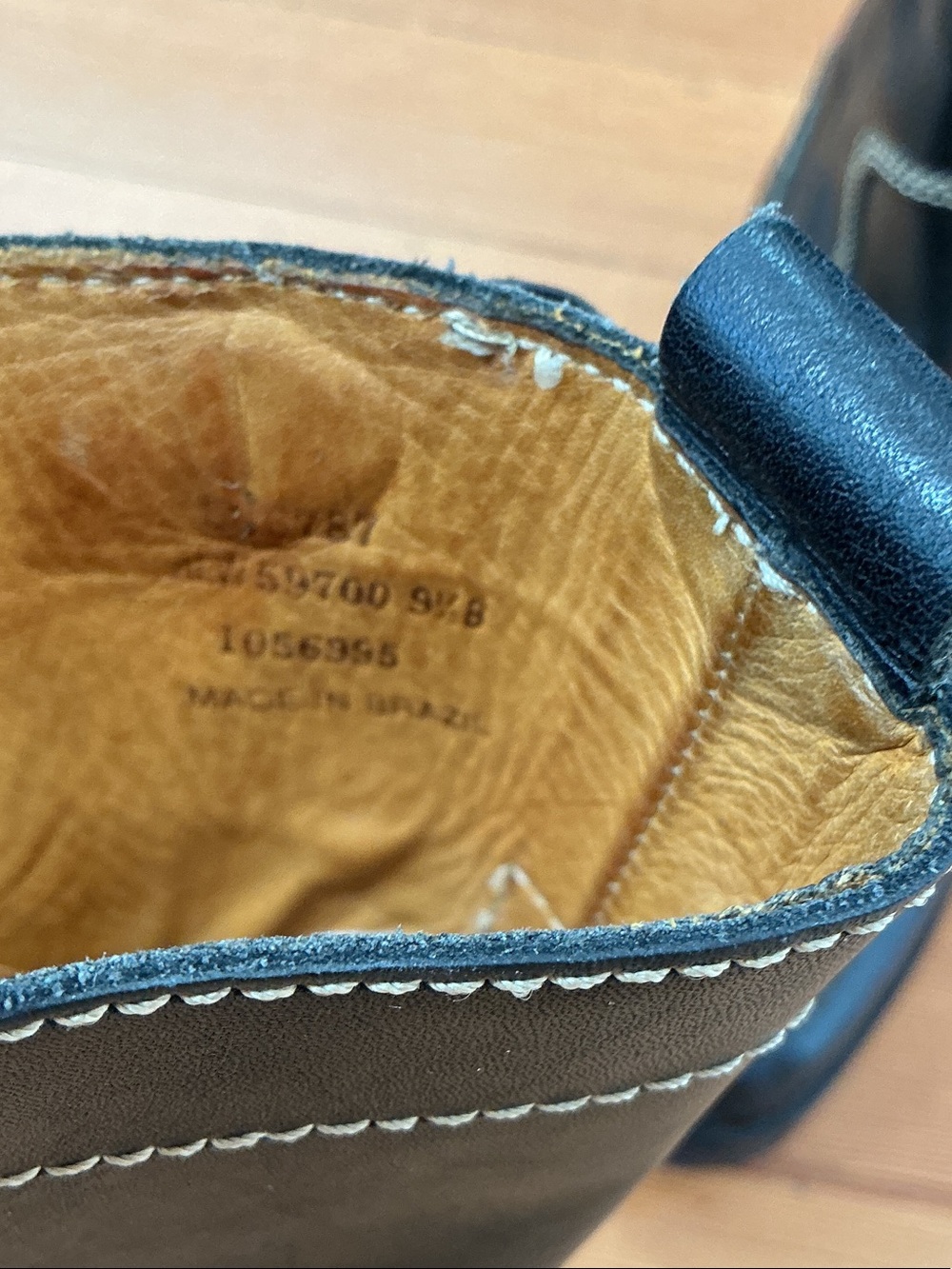 Polo by Ralph Lauren Black Leather Moto Combat Boots - Picture 5 of 11